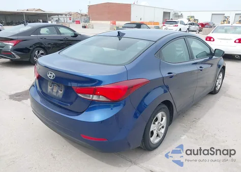 2015 Hyundai Elantra Se from USA, damaged, VIN 5NPDH4AE5FH650725